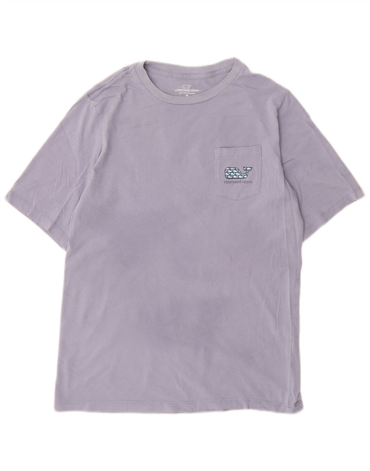 Chłopięcy T-shirt z grafiką VINEYARD VINES, 12-13 lat, średni fiolet, bawełna
