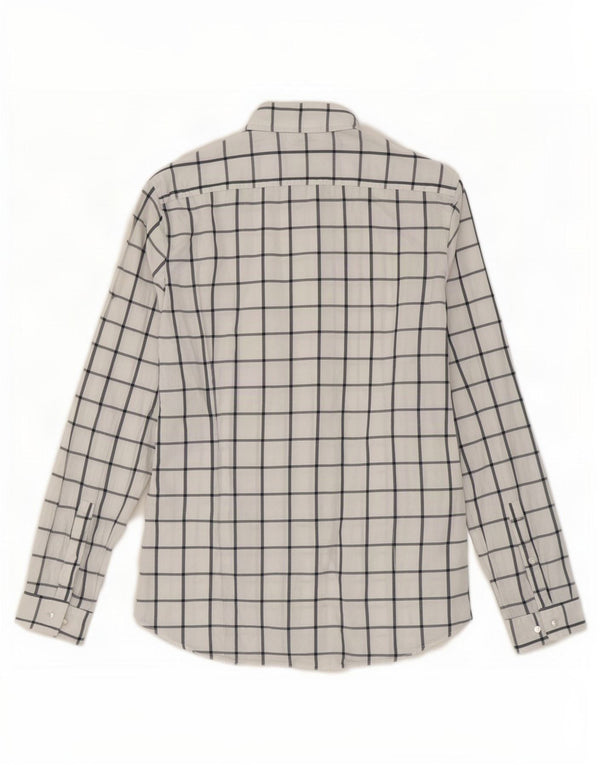 Męska koszula Michael Kors Slim Fit w średnią białą kratkę