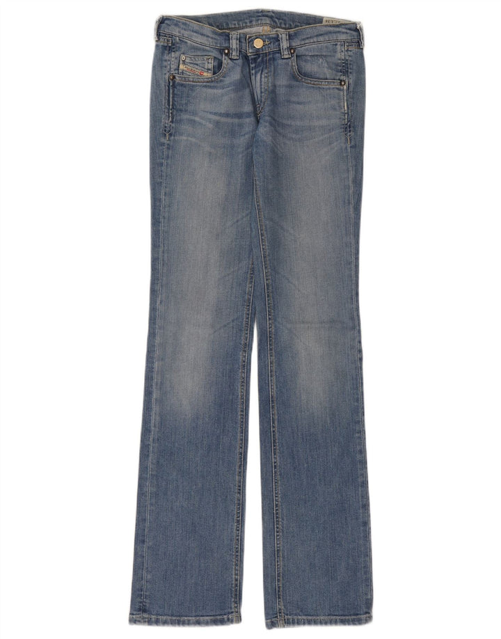 Damskie jeansy Diesel Doozy Straight W27 L34 Niebieskie bawełniane
