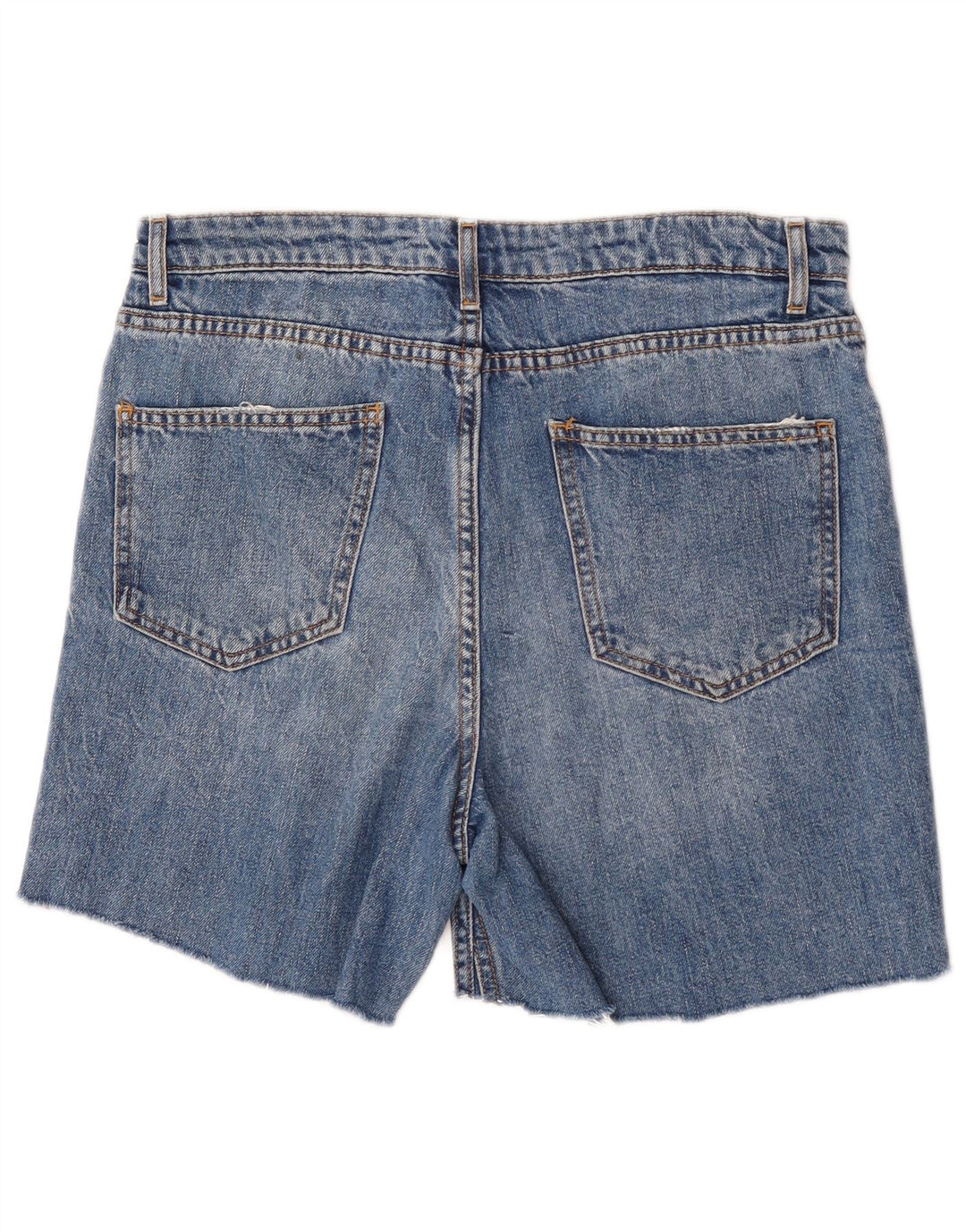 Damskie spodenki jeansowe Zara EU 40 Medium W30, niebieska bawełna