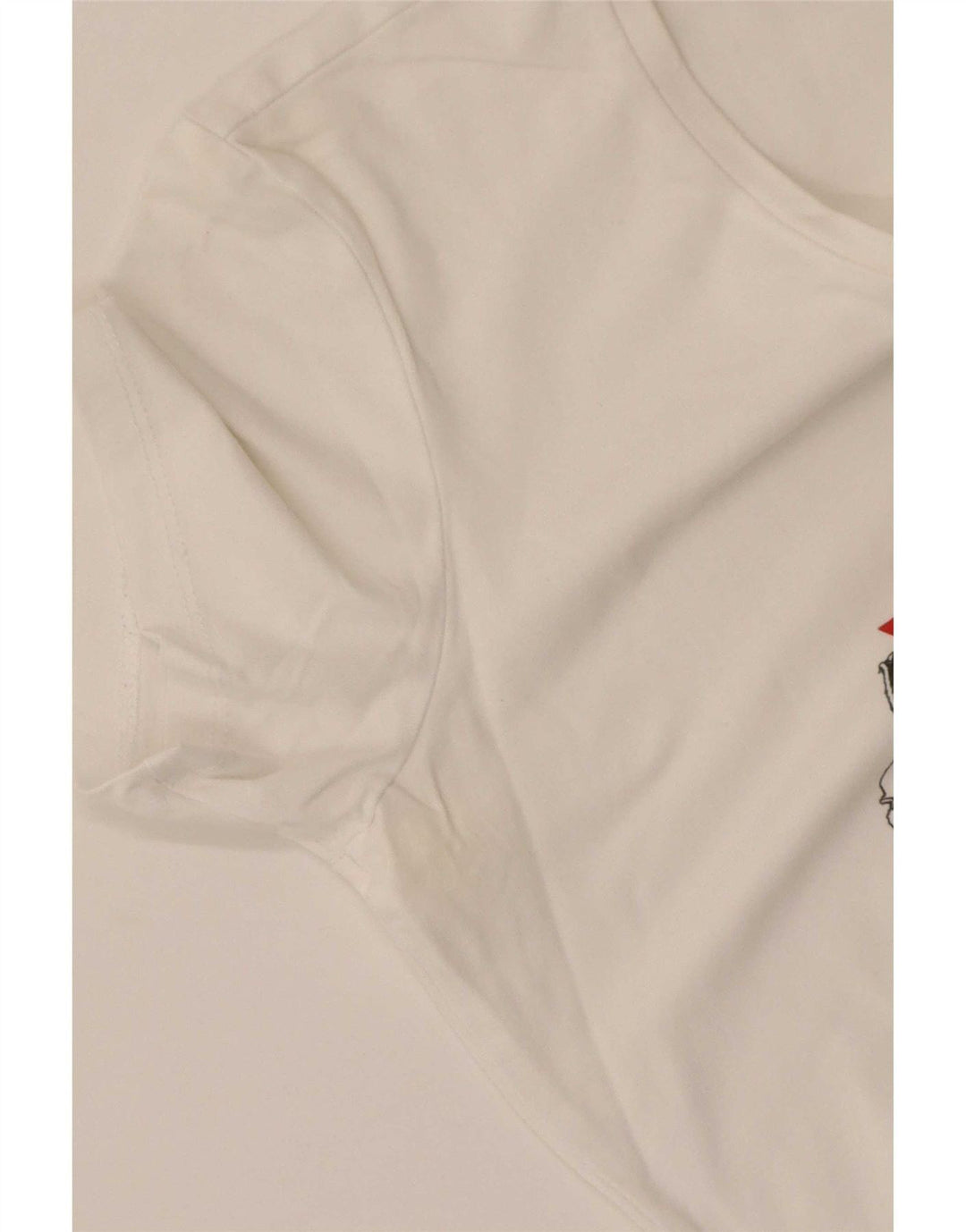 Damska koszulka graficzna Guess Top UK 12 Medium White