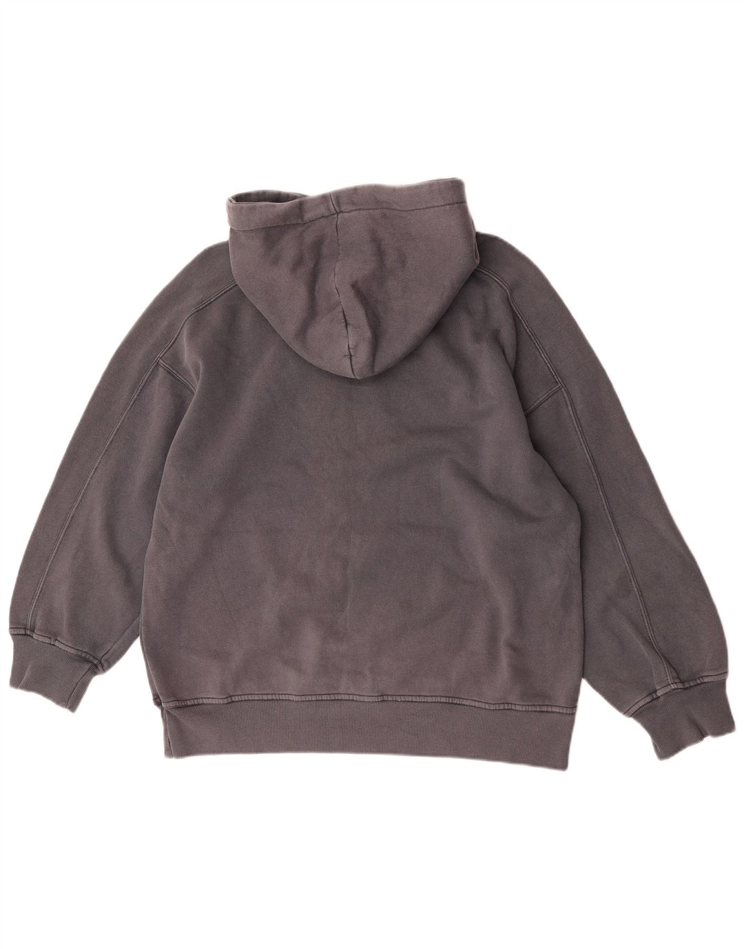 Damski sweter oversize z kapturem Zara UK 10 Small, szary, bawełniany