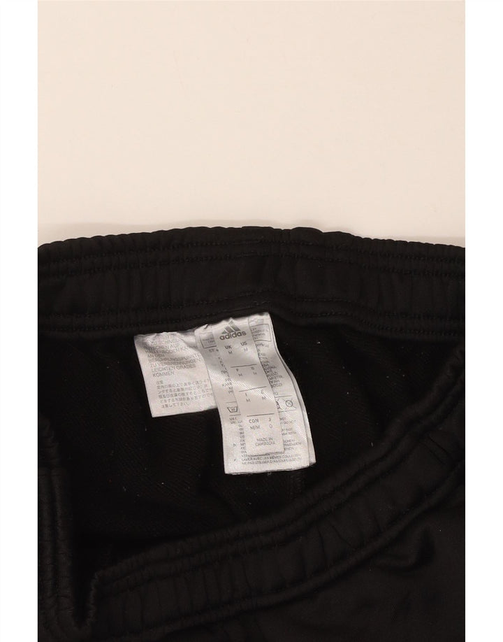 ADIDAS Womens Tracksuit Trousers UK 12 Medium  Black Polyester