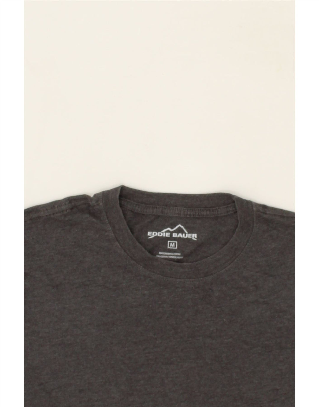 EDDIE BAUER Mens T-Shirt Top Medium Grey Cotton Vintage Eddie Bauer and Second-Hand Eddie Bauer from Messina Hembry 