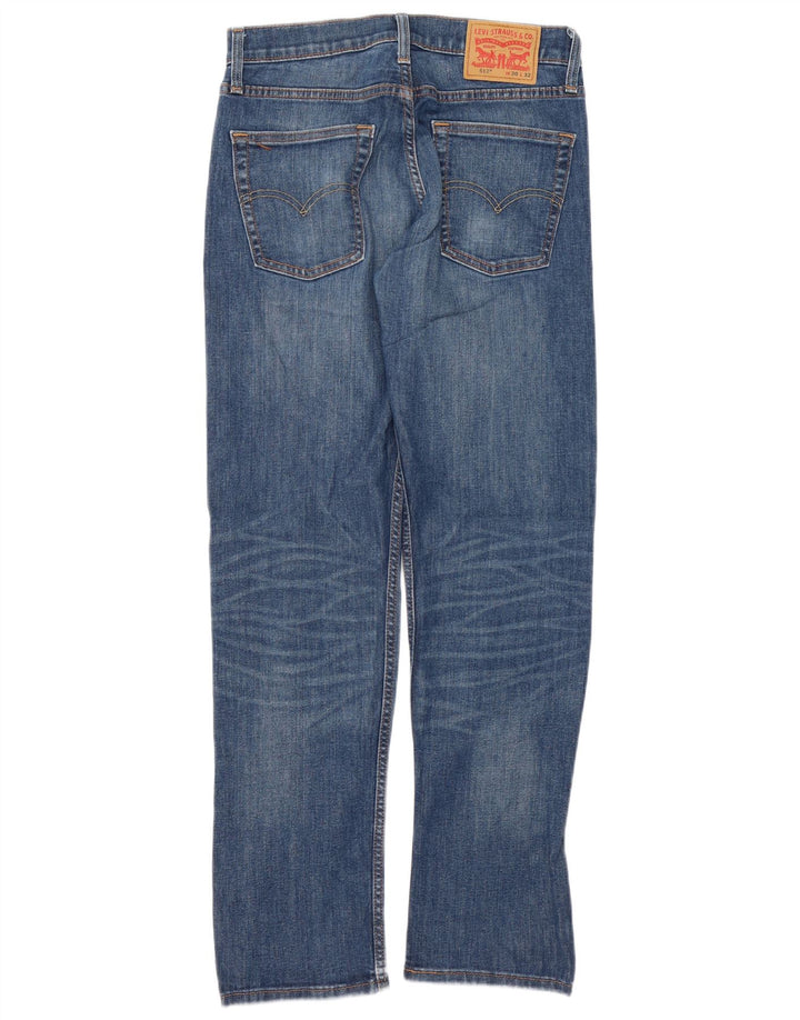 Męskie jeansy Levi's 513 Slim W30 L32 Niebieska bawełna