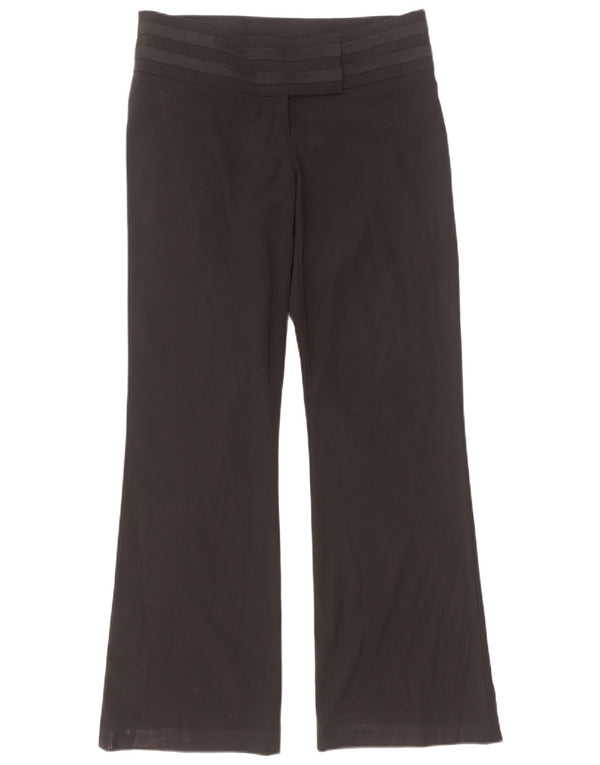 Damskie spodnie garniturowe Oasis Bootcut z niskim stanem UK 10 Small W32 L31 Czarne