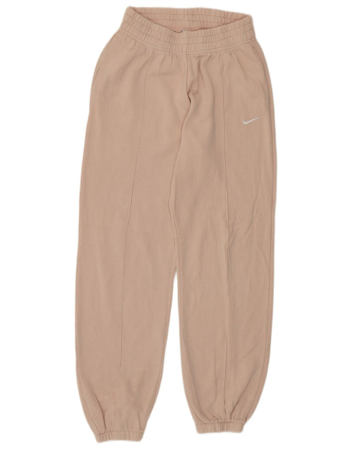 Damskie spodnie dresowe NIKE Joggers UK 8 Małe, różowe, bawełniane