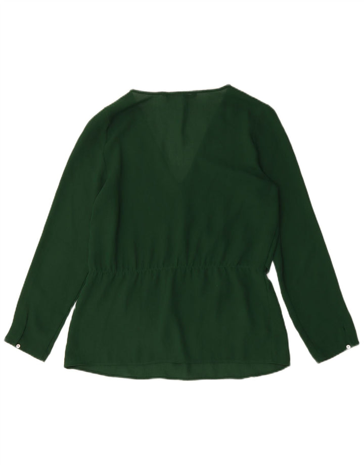 Damska bluzka z długim rękawem Zara UK 10 Small Green