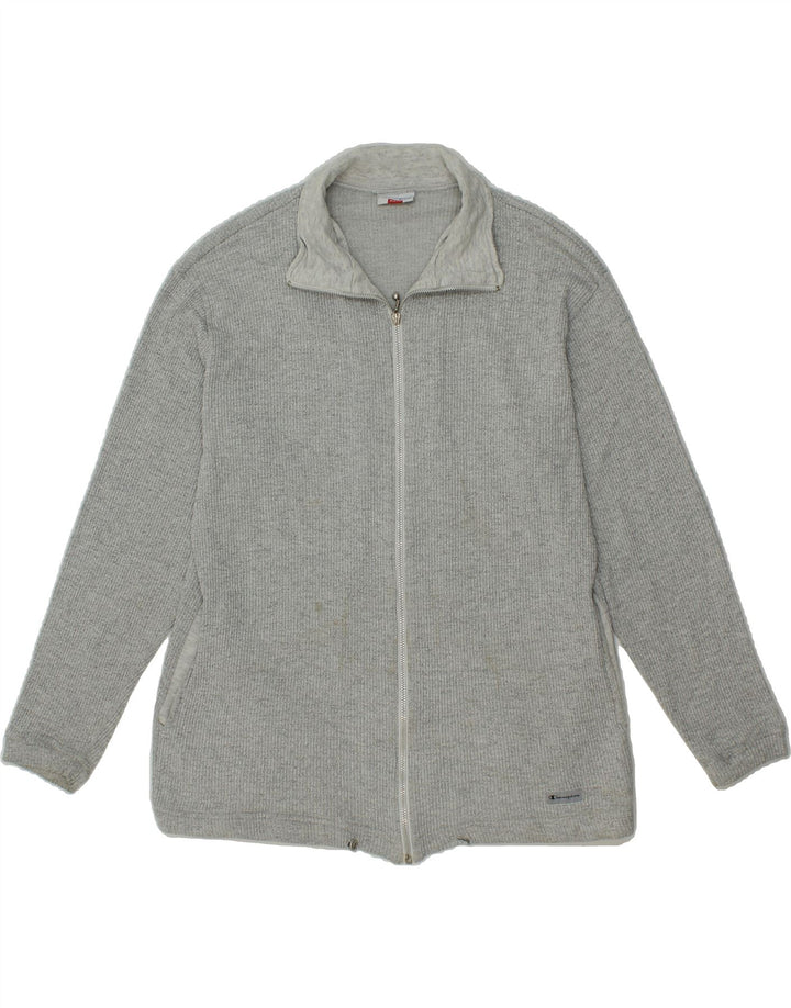 CHAMPION Womens Tracksuit Top Jacket UK 14 Medium Grey Vintage Champion and Second-Hand Champion from Messina Hembry 