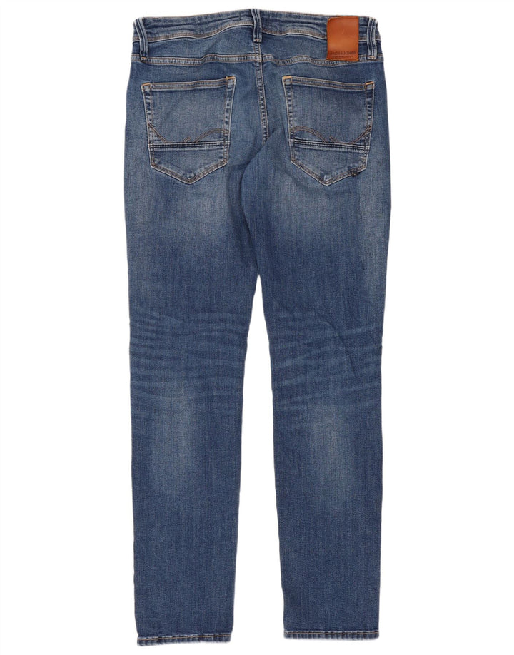 Męskie jeansy Jack & Jones GLENN Slim W32 L32 Niebieskie bawełniane