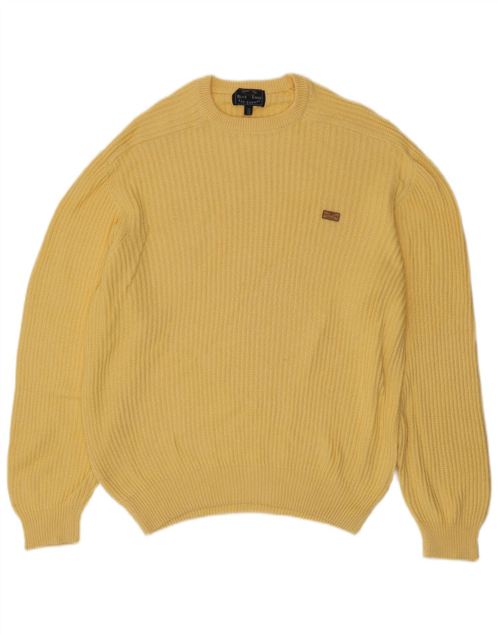 Sweter damski LES COPAINS Blue Eagle z okrągłym dekoltem IT 48 XL żółty