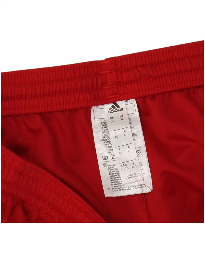 Męskie spodenki sportowe Adidas Aeroready XL, czerwone, poliestrowe