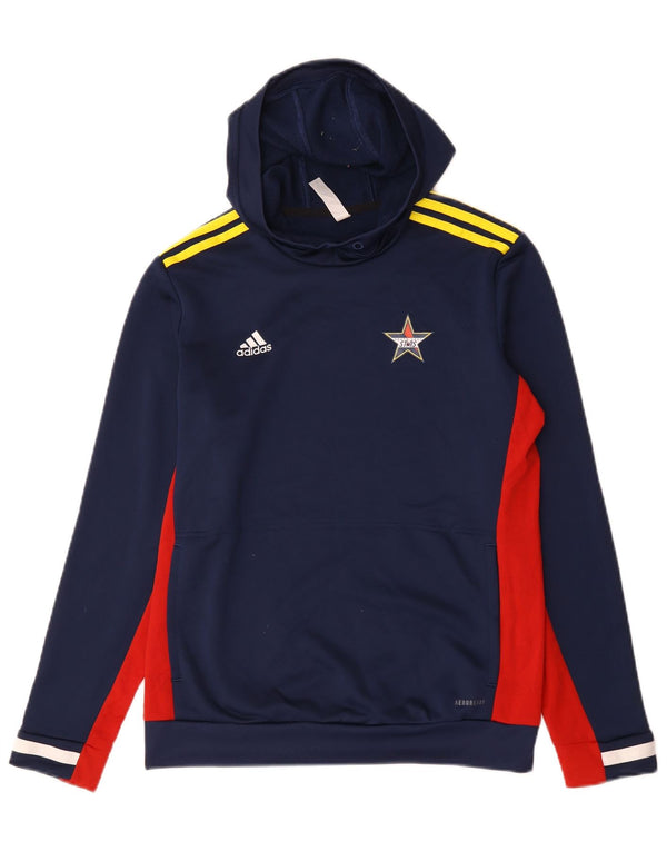 Damska bluza z kapturem Adidas South East Stars UK 12/14 Średni granatowy