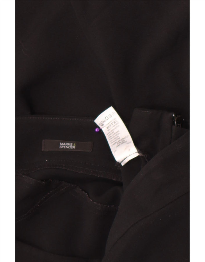 Marks & Spencer Damska spódnica typu Trumpet UK 14 Large W32 Czarny poliester