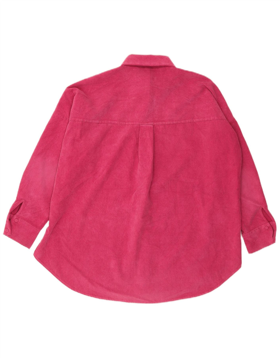 Damska koszula flanelowa oversize Zara UK 6 XS, różowa, poliestrowa