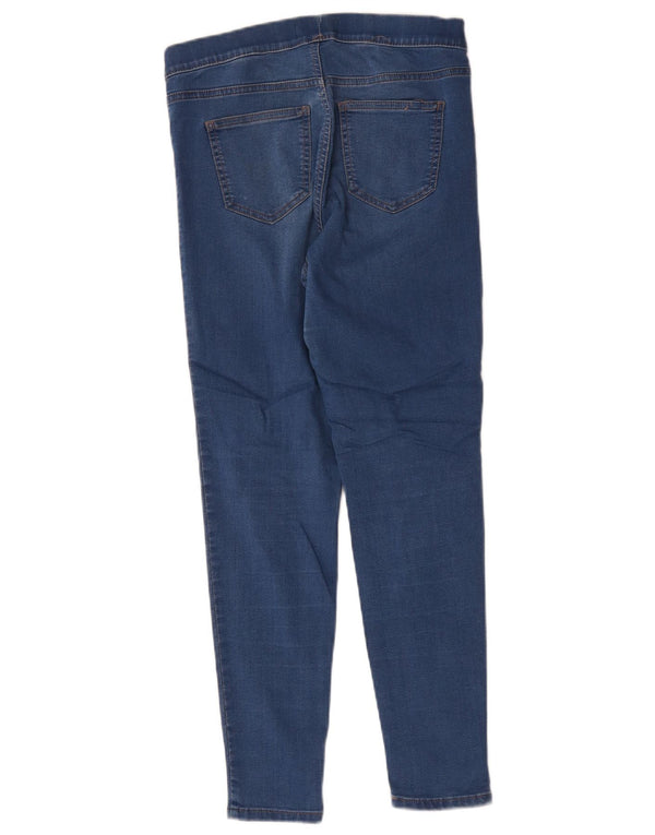 Marks & Spencer Damskie jeansy Jegging UK 10 Small W28 L27 Niebieskie bawełniane