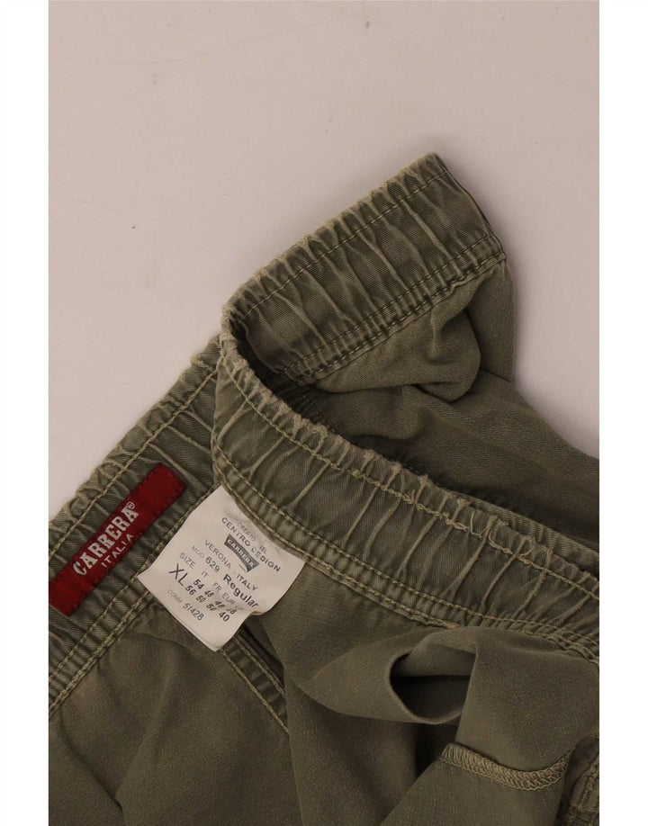 Męskie szorty Chino Carrera XL W38, bawełna khaki