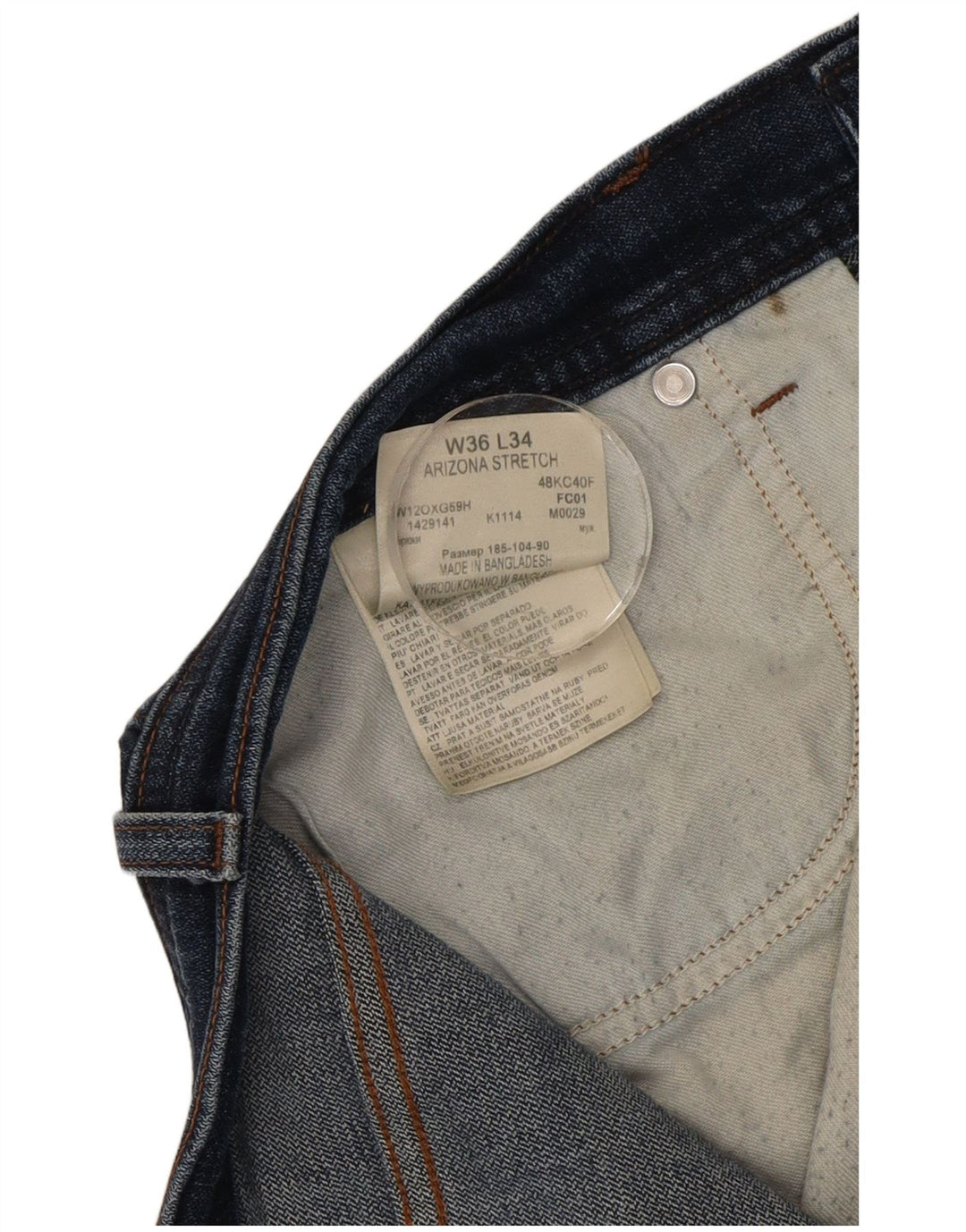 Męskie spodenki jeansowe Wrangler W36, duże, niebieskie, bawełniane