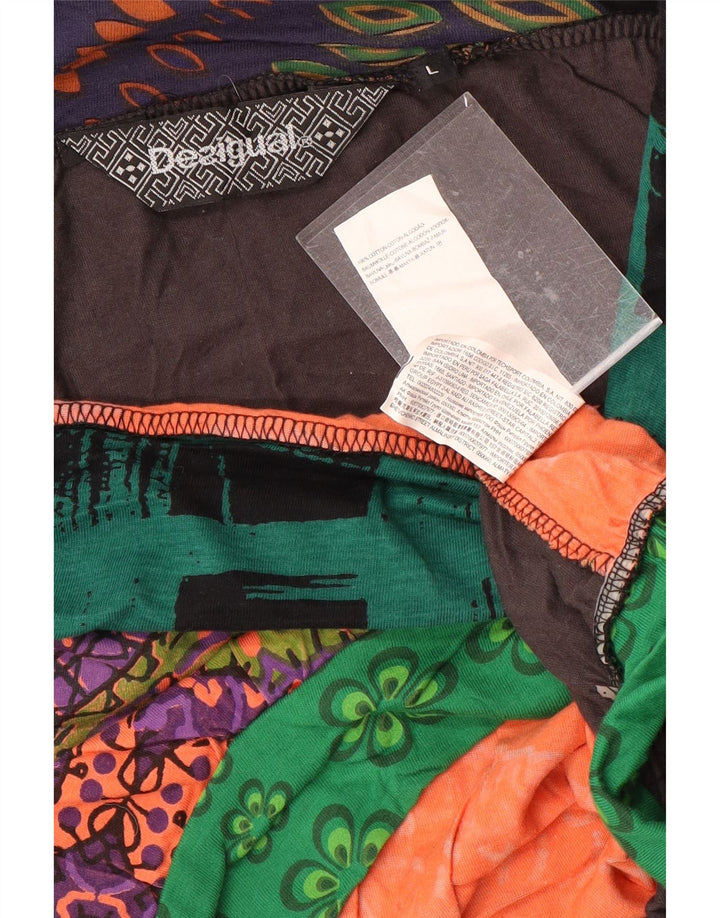 Desigual damska graficzna spódnica bąbelkowa duża W32 wielokolorowa