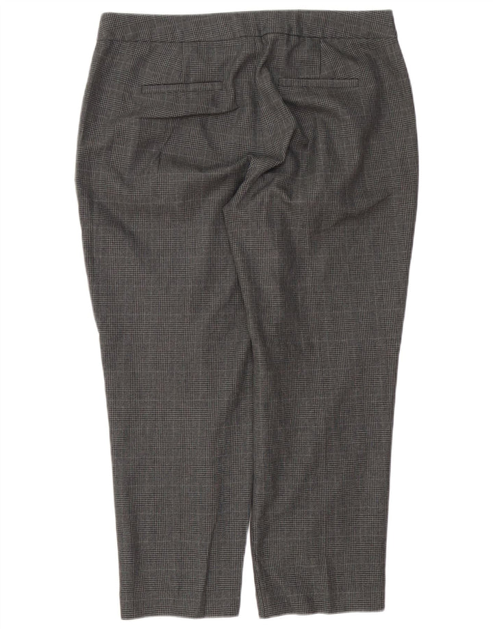 Spodnie damskie Marks & Spencer UK 14 Large W34 L25 Szara krata