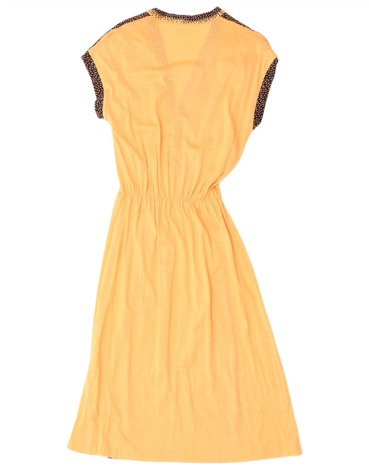 Damska sukienka kopertowa LILO UK 10, mała, różowa, w kwiaty