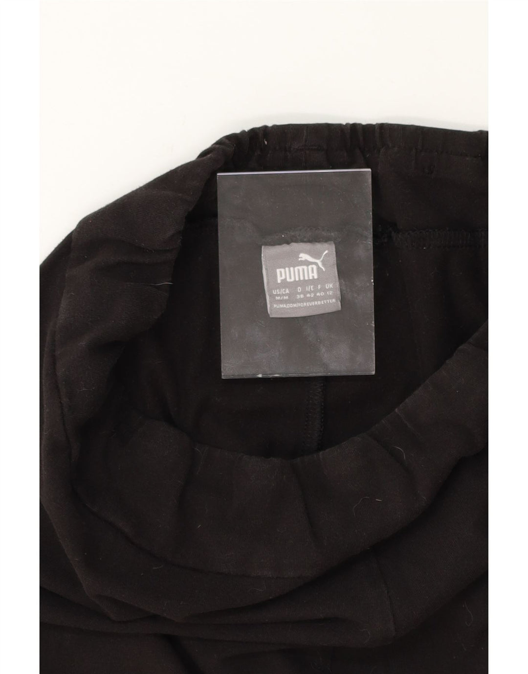 PUMA Womens Graphic Leggings UK 12 Medium  Black Vintage Puma and Second-Hand Puma from Messina Hembry 