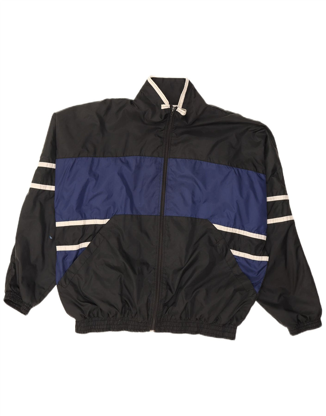 PIONOWA męska kurtka dresowa, nylonowa, w kolorze średniego czarnego koloru