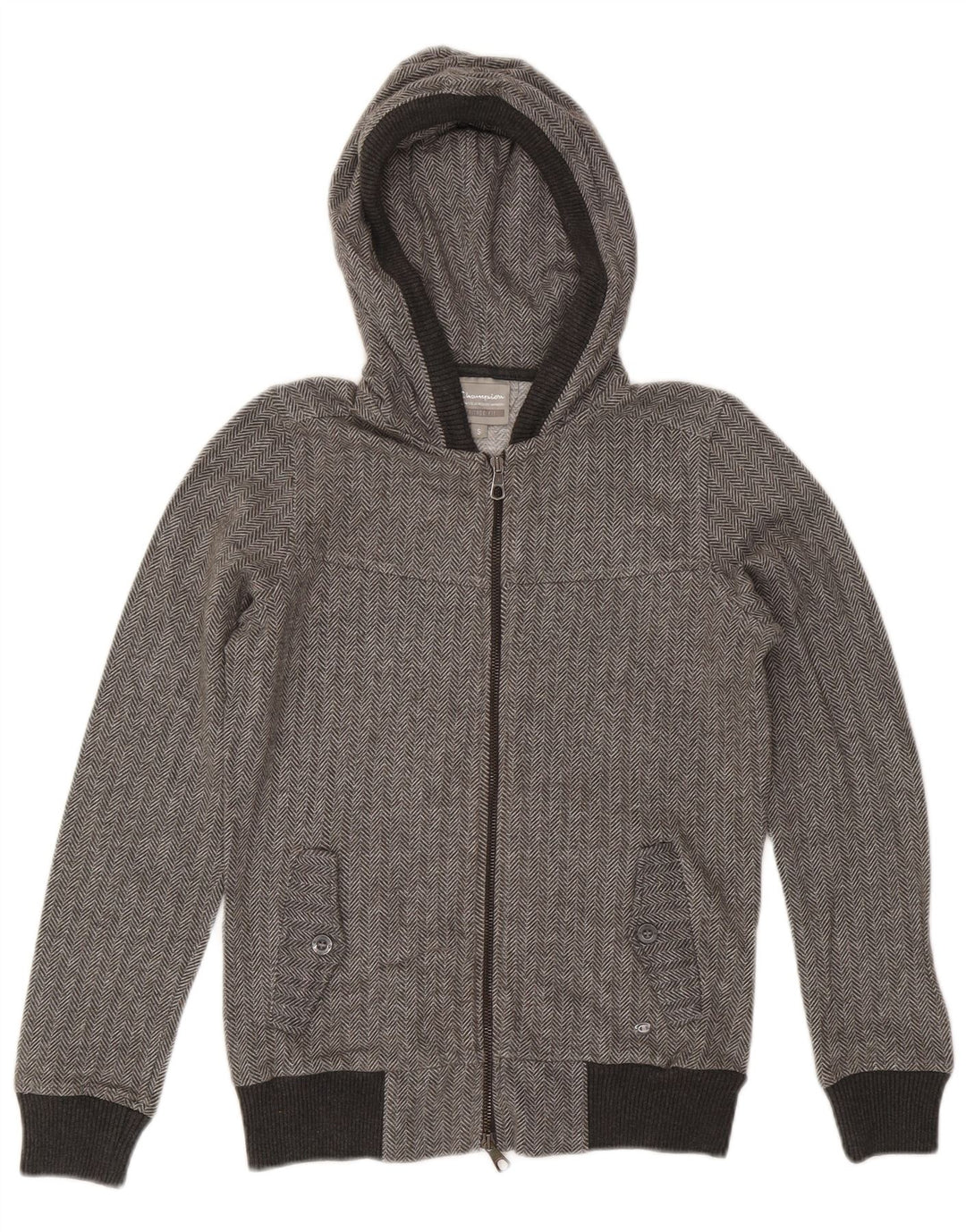 Damska bluza z kapturem i zamkiem błyskawicznym CHAMPION Heritage Fit UK 10 Small Grey