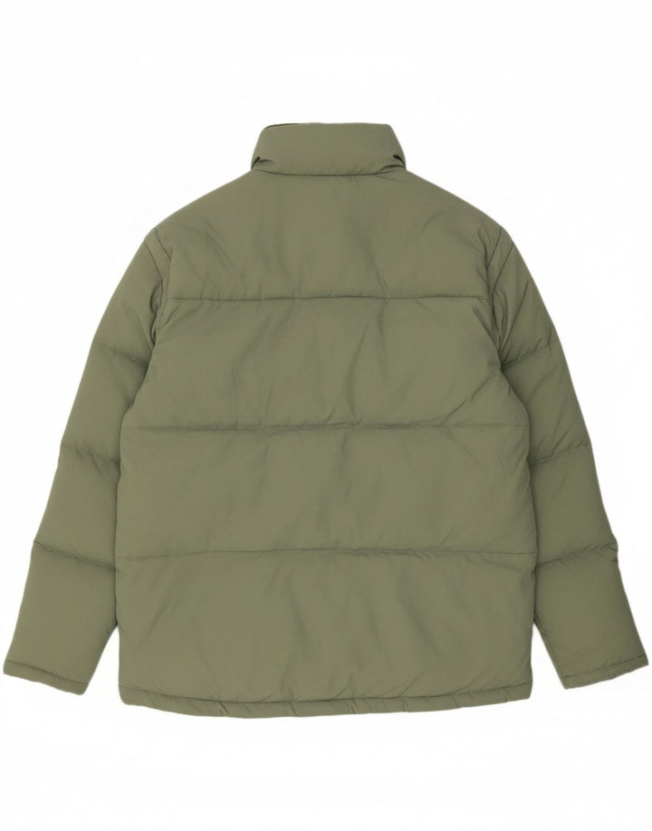 FILA Mens Padded Jacket UK 40 Large Green Polyamide
