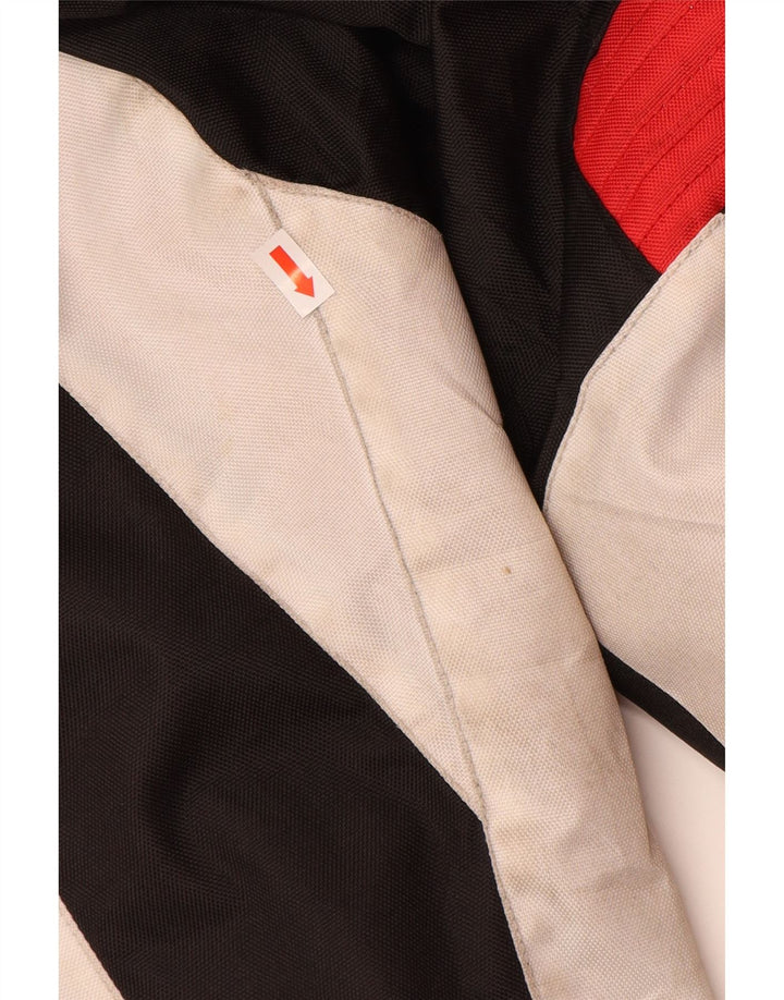 Męska kurtka wyścigowa Spyke Graphic Rozmiar 58 3XL Czarny poliester z blokami kolorów