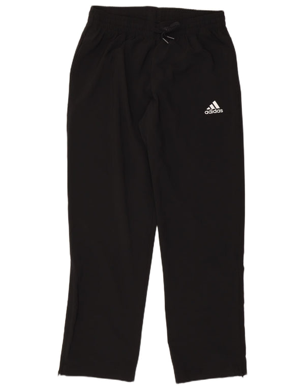 Męskie spodnie dresowe Adidas, duże, czarne, poliestrowe