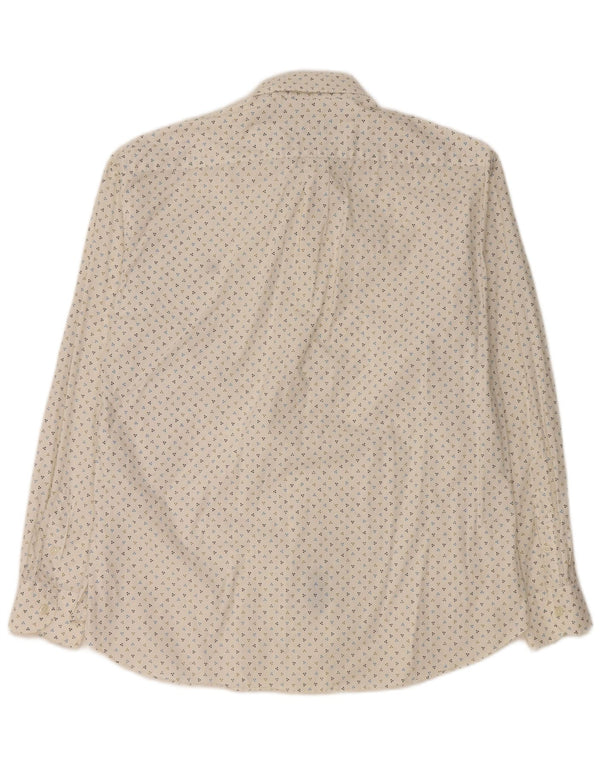 Koszula męska HARMONT & BLAINE 3XL z bawełny w kolorze złamanej bieli