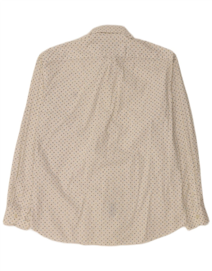 Koszula męska HARMONT & BLAINE 3XL z bawełny w kolorze złamanej bieli