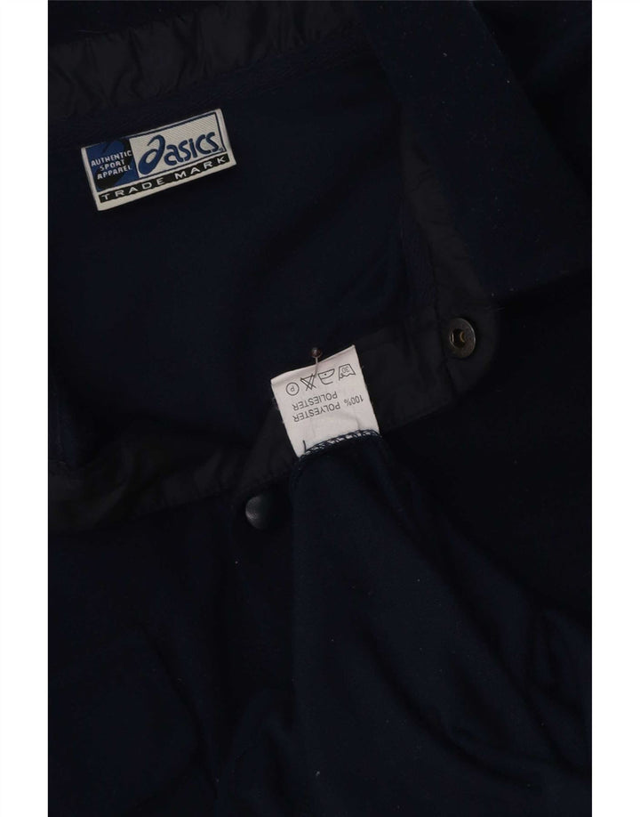 Męska koszula polarowa Asics Lumberjack, duża, granatowa, z poliestru