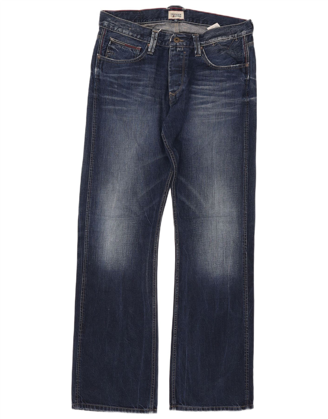 Męskie jeansy Bootcut TOMMY HILFIGER W34 L34 Granatowe, bawełniane