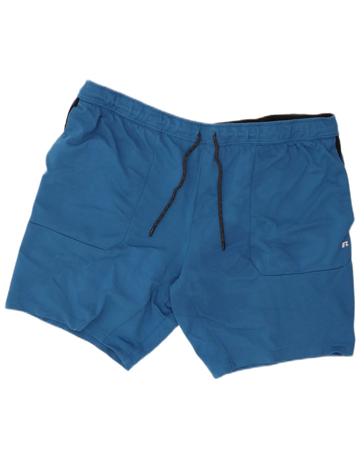 Męskie spodenki sportowe Russell Athletic 3XL Niebieski Rayon