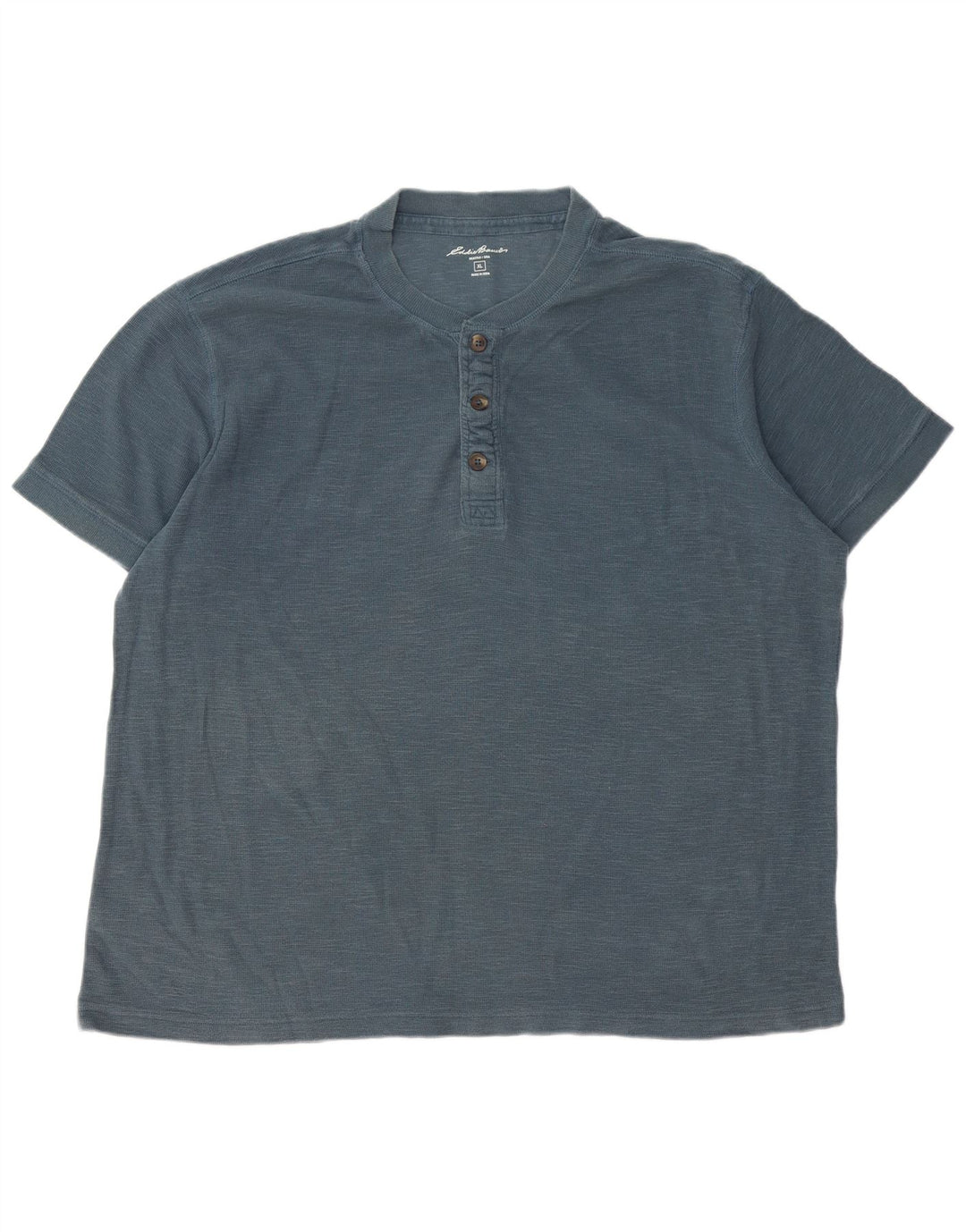 EDDIE BAUER Męska koszulka T-shirt XL, niebieska, bawełniana