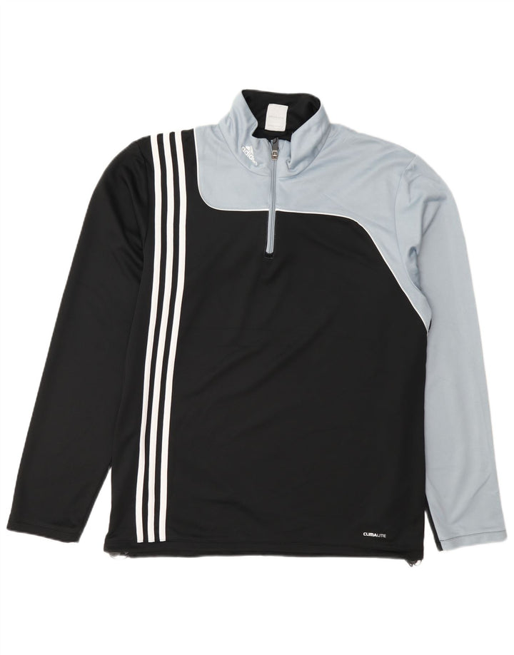 Adidas Męskie Climalite Pullover Dres Top UK 42/44 Duży Czarny