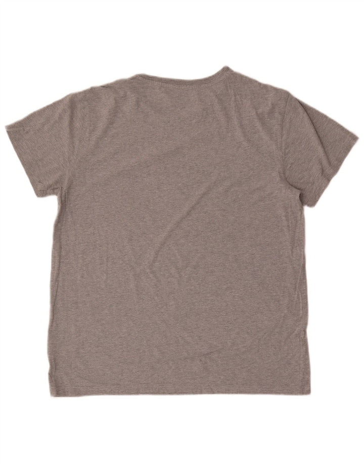 Męski T-shirt Lee, duży, szary, bawełniany