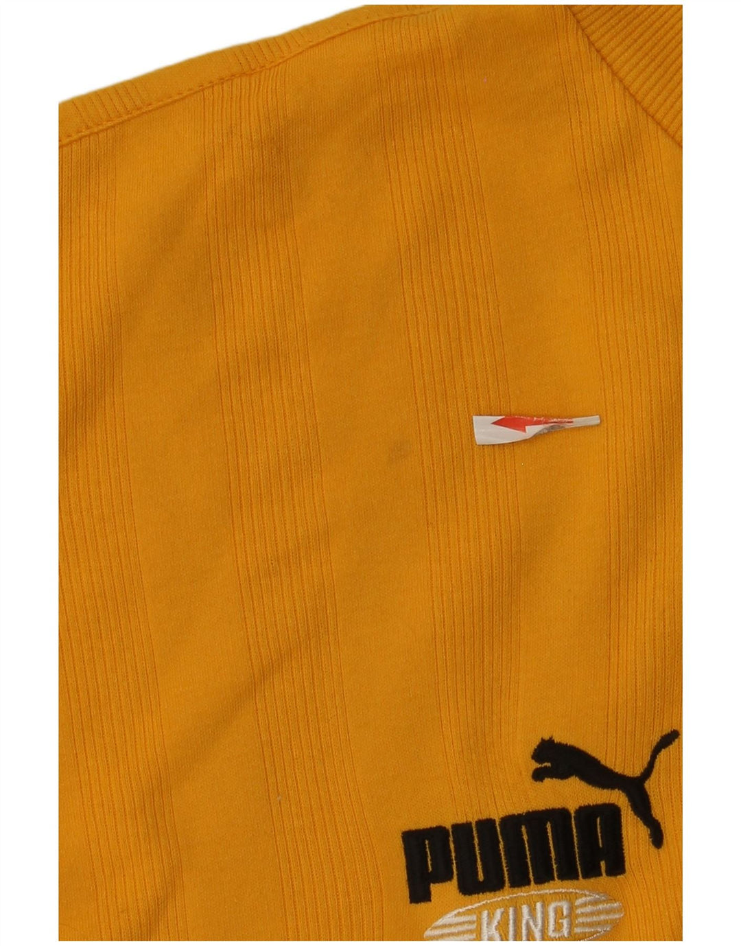 Męska koszulka Puma z długim rękawem XL, bawełniana w żółte paski