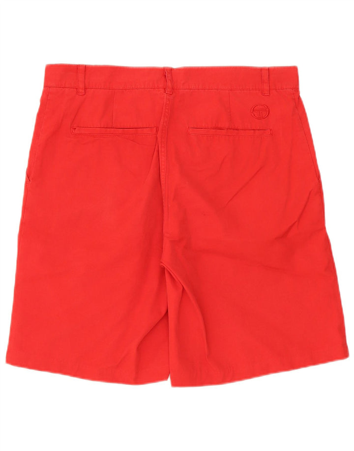 Męskie spodenki Chino Sergio Tacchini IT 48 Medium W32 Czerwone bawełniane