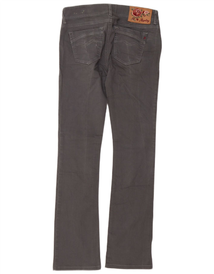 Jeansy damskie REPLAY Bootcut W28 L32 Szara bawełna