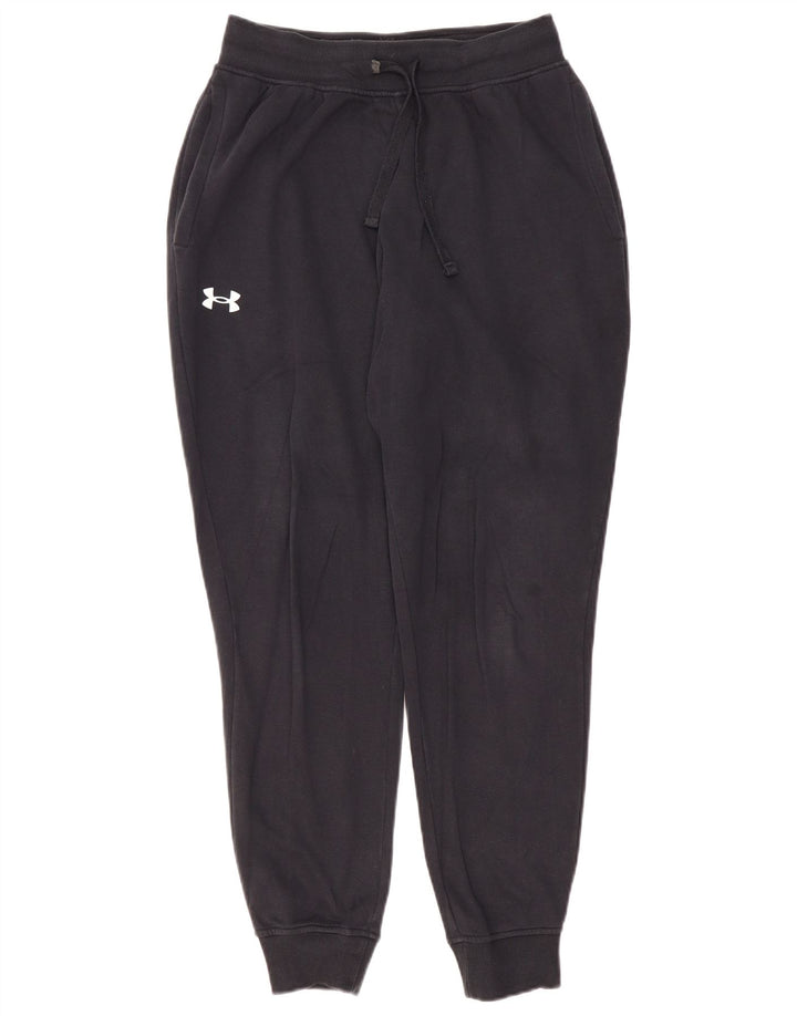 Męskie spodnie dresowe Under Armour Joggers, średnia czarna bawełna