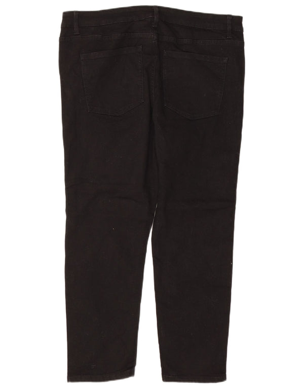 MARKS & SPENCER Damskie Lily Slim Jeans UK 18 XL W36 L26 Czarna bawełna