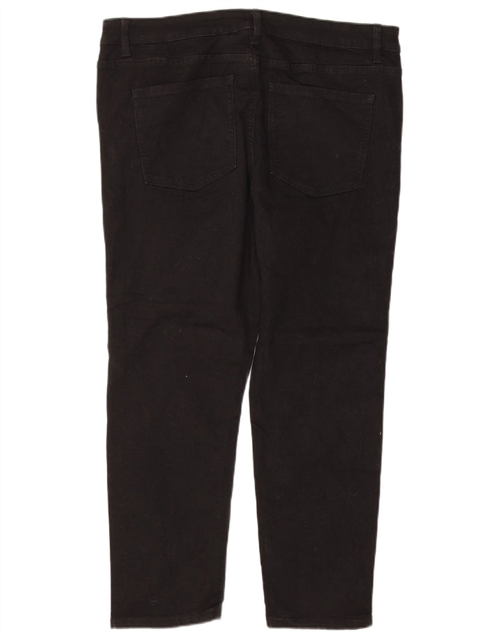 MARKS & SPENCER Damskie Lily Slim Jeans UK 18 XL W36 L26 Czarna bawełna