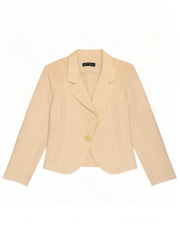Damska marynarka zapinana na 1 guzik Rinascimento UK 6 XS Off White