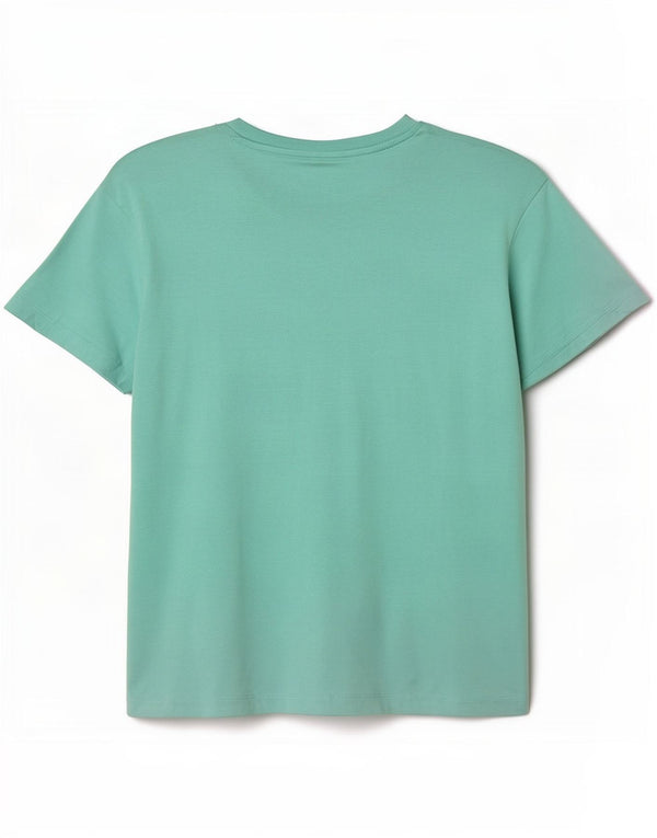 US Polo Assn. Męski T-shirt Top, duży, turkusowy, bawełniany