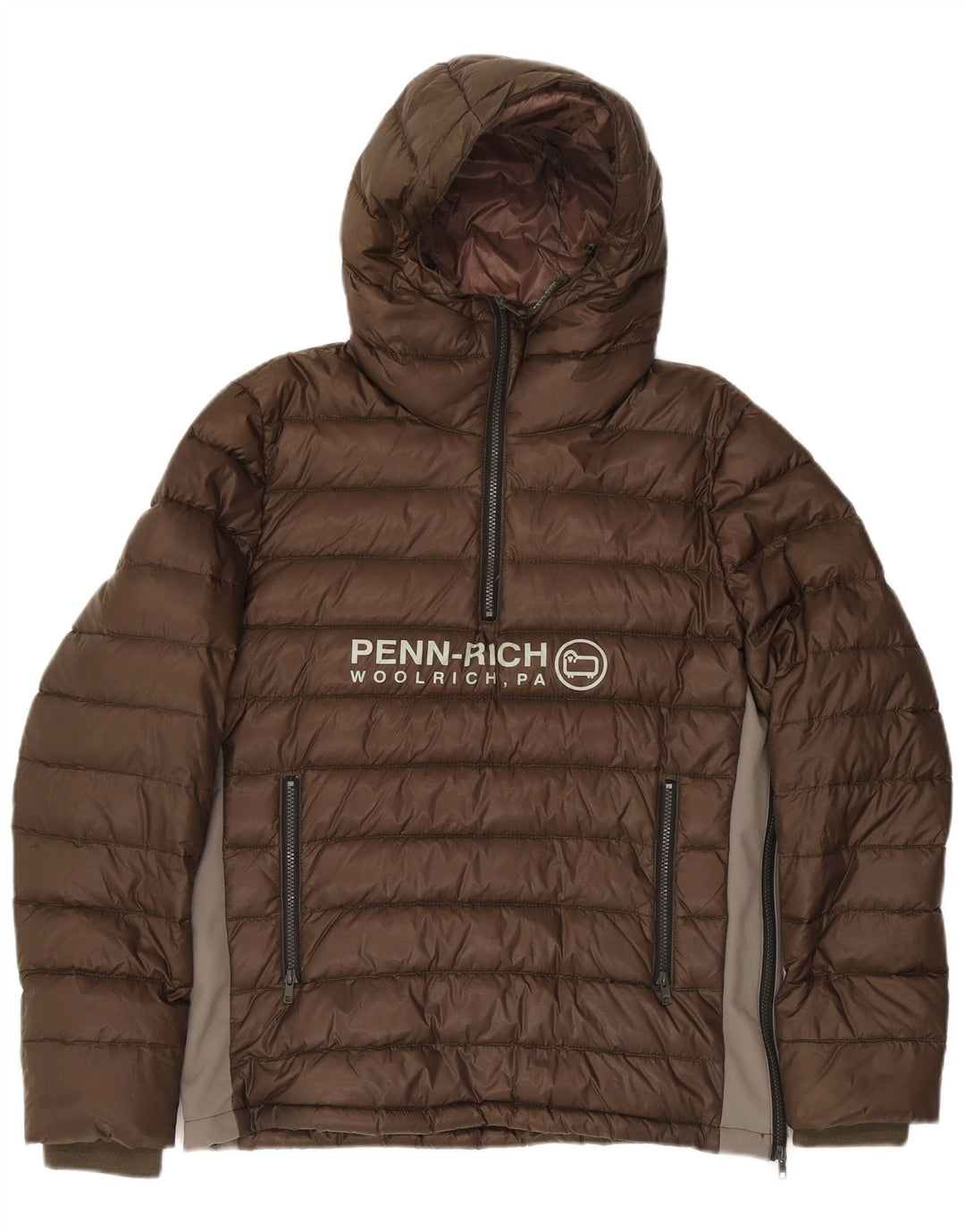 Męska ocieplana kurtka Woolrich Penn-Rich Graphic UK 38 Medium Khaki