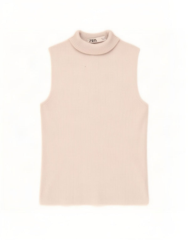 Damski top z kamizelką Zara UK 8 Small Szara wiskoza