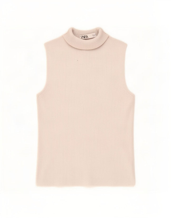 Damski top z kamizelką Zara UK 8 Small Szara wiskoza